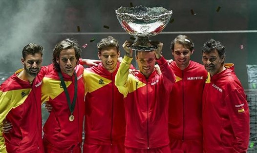 Tây Ban Nha là đội vô địch Davis Cup gần nhất tổ chức năm 2019. Ảnh: DavisCup