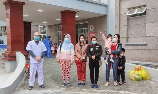 Nhiều bệnh nhi tại Thái Bình đã được điều trị khỏi COVID-19, xuất viện. Ảnh: CTV