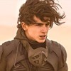 Tạo hình của tài tử Timothée Chalamet trnog bom tấn Dune. Ảnh: CGV.