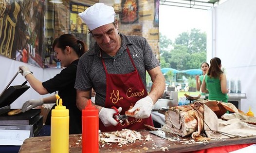 Tuần lễ Ẩm thực Italy được tổ chức tại Việt Nam là một trong những sự kiện văn hoá nổi bật trong tuần. Ảnh: T. L
