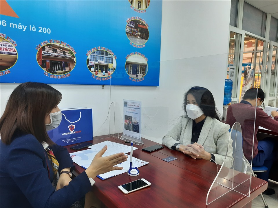 Doanh nghiệp tuyển dụng lao động. Ảnh: Anh Thư