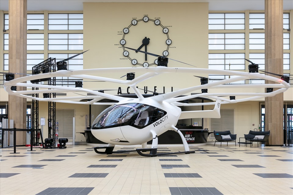 Xe taxi điện Volocopter GmbH 2X. Ảnh: Volocopter.