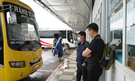 Hải Phòng khôi phục vận tải hành khách tuyến cố định đi nhiều địa phương từ 27.11. Ảnh: Mai Dung
