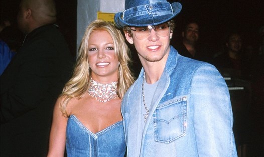 Justin Timberlake và Britney Spears từng là một cặp đôi đẹp của làng âm nhạc Mỹ. Ảnh: Xinhua