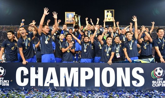 Tuyển Thái Lan có 8 cầu thủ từng vô địch AFF Cup 2016 dự AFF Cup 2020. Ảnh: AFF