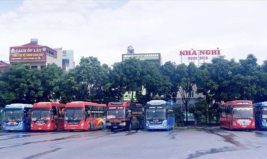Lai Châu tạm dừng hoạt động kinh doanh tuyến cố định vận tải hành khách bằng ôtô đi Điện Biên và ngược lại. Ảnh: Thúy Hạnh.