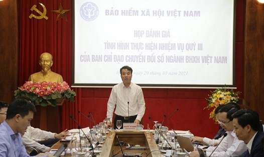 Tổng Giám đốc BHXH Việt Nam Nguyễn Thế Mạnh. Nguồn: BHXH