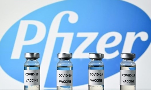 Vaccine COVID-19 của Pfizer. Ảnh: AFP