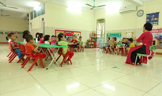 Nhiều tháng qua, các trường mầm non tại nhiều tỉnh thành vẫn chưa thể mở cửa trở lại. Ảnh minh hoạ: Hải Nguyễn.