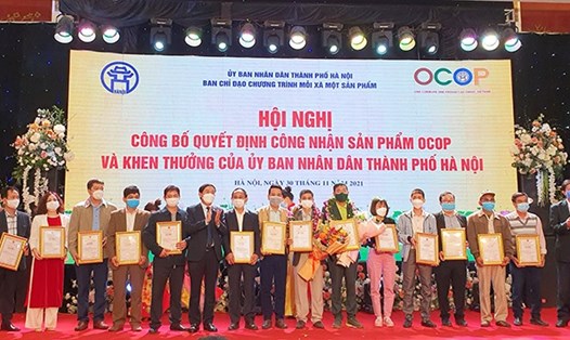 96 chủ thể OCOP được tôn vinh tại Hội nghị