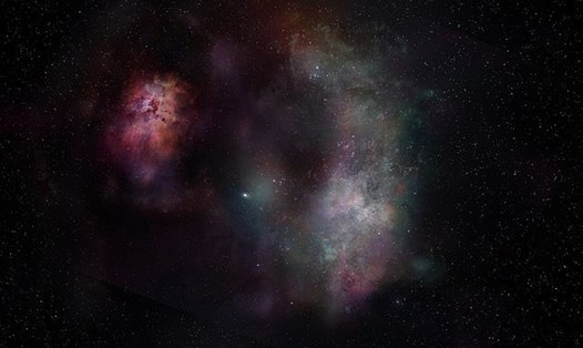 SPT0311-58. Ảnh: ALMA (ESO/NAOJ/NRAO)/S.Dagnello (NRAO)