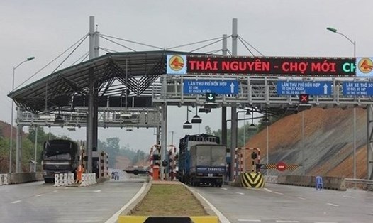 Trạm BOT Thái Nguyên - Chợ mới và nâng cấp mở rộng quốc lộ 3. Ảnh: H.B
