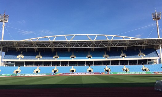 Sân Mỹ Đình "thay áo mới" sau khi được tu sửa và nâng cấp, sẵn sàng tổ chức các trận đấu của tuyển Việt Nam. Ảnh: H.A