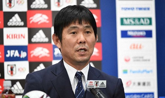Huấn luyện viên Hajime Moriyasu của tuyển Nhật Bản muốn đội nhà có sự chuẩn bị tốt nhất ở trận gặp tuyển Việt Nam. Ảnh: Nikkan.