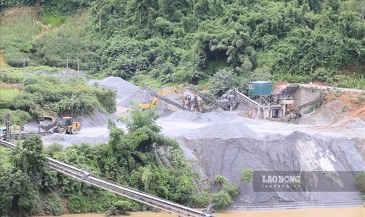 Tỉnh Lai Châu ra văn bản chấn chỉnh công tác quản lý khoáng sản sau phản ánh của Báo Lao Động. Ảnh: Trần Trọng.