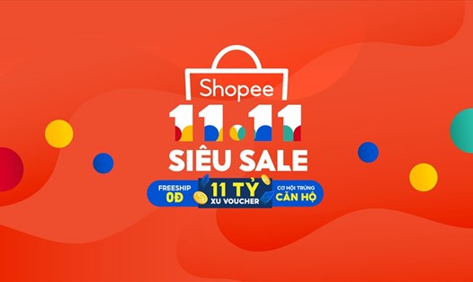 Shopee khởi động 11.11 Siêu Sale