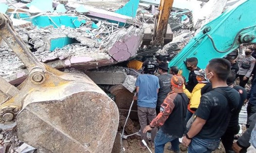Trận động đất 6,2 độ richter đã xảy ra ở khu vực miền đông Indonesia hôm 6.11 nhưng không có báo cáo về thương vong. Ảnh: AFP