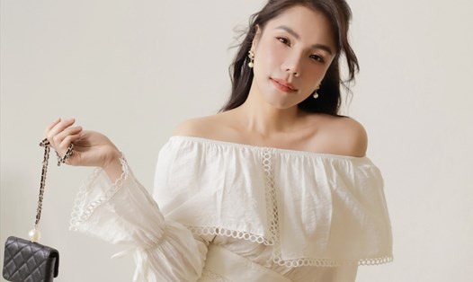 Kiwi Ngô Mai Trang thử sức sang lĩnh vực thiết kế thời trang. Ảnh: NVCC