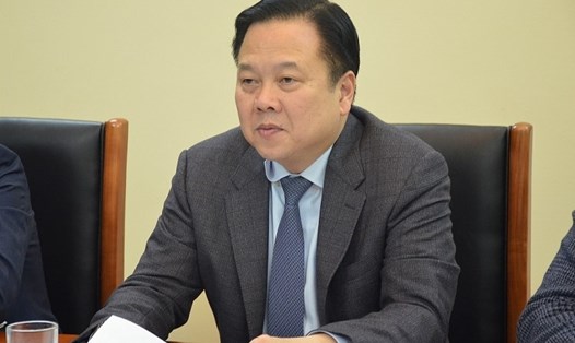 Chủ tịch Uỷ ban quản lý vốn nhà nước tại doanh nghiệp Nguyễn Hoàng Anh. Ảnh PV