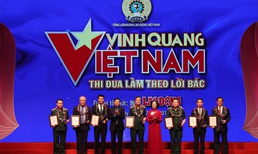 Chương trình Vinh quang Việt Nam năm 2019. Ảnh: L.Đ