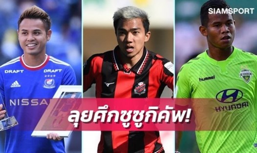 3 ngôi sao đang thi đấu ở nước ngoài đã chấp nhận về khoác áo tuyển Thái Lan tại AFF Cup 2020. Ảnh: Siam Sports