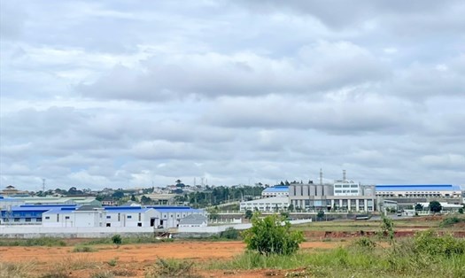 Khu công nghiệp Lộc Sơn ở thành phố Bảo Lộc (tỉnh Lâm Đồng). Ảnh: Bảo Lâm