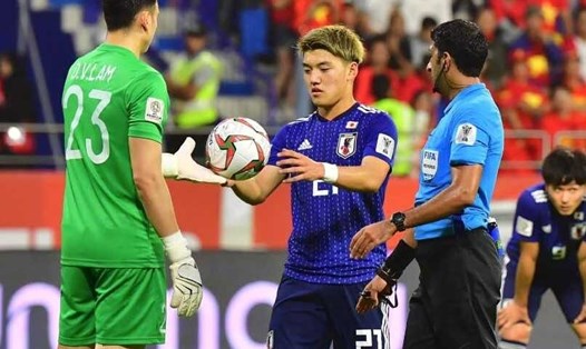 Ritsu Doan là 1 trong nhiều cầu thủ tuyển Nhật Bản từng gặp tuyển Việt Nam ở Asian Cup 2019 được gọi lên tái đấu thầy trò ông Park tại Vòng loại World Cup 2022. Ảnh: Sportdt.