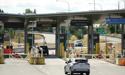 Biên giới Mỹ - Mexico đã được mở cửa trở lại. Ảnh: AFP