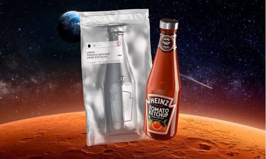 Tương cà chua làm từ loại cà chua trồng trong điều kiện giống hệt trên sao Hỏa. Ảnh: Heinz