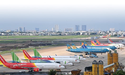 Do ảnh hưởng của dịch COVID-19, kết quả sản xuất kinh doanh năm 2021 của các hãng hàng không bị ảnh hưởng nghiêm trọng, doanh thu và lợi nhuận sụt giảm. Ảnh minh họa