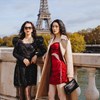 Thái Như Ngọc đưa mẹ đi thăm thú Paris (Pháp). Ảnh: Hoang The Nguyen