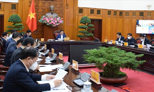 Thủ tướng Chính phủ làm việc trực tuyến với cán bộ chủ chốt của TP.Đà Nẵng.