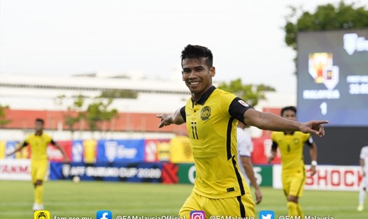 Safawi Rasid đang tìm lại được phong độ cao nhất của mình tại AFF Cup 2020 cùng tuyển Malaysia. Ảnh: FAM