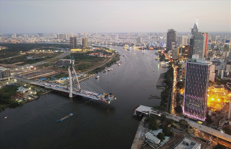 Thành phố HCM đấu giá 4 khu đất có vị trí đẹp Thủ Thiêm với giá khởi điểm hơn 5.300 tỉ đồng. Ảnh: Anh Tú