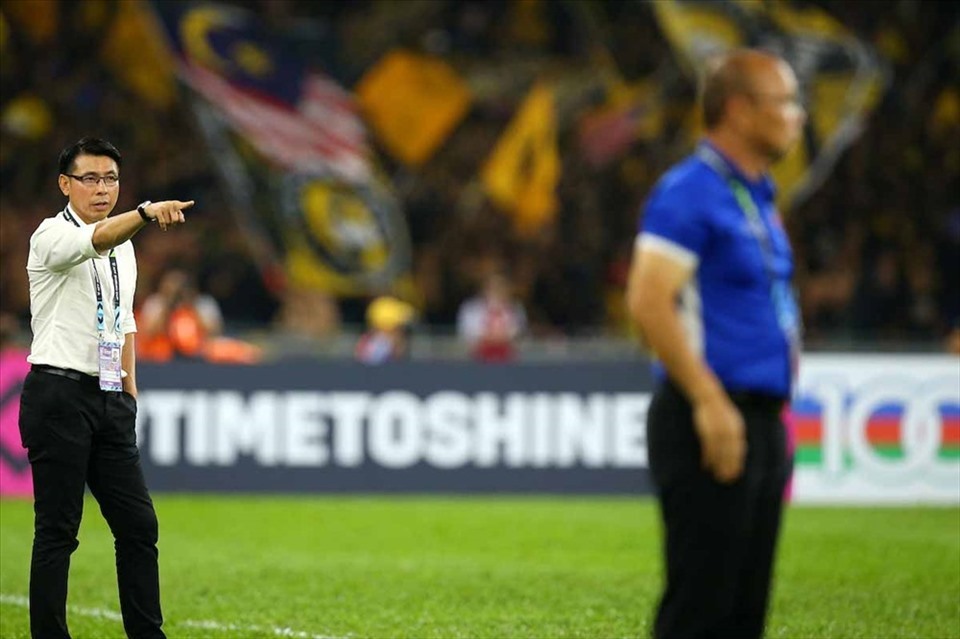 Huấn luyện viên Tan Cheng Hoe chưa từng đánh bại ông Park Hang-seo. Ảnh: AFF