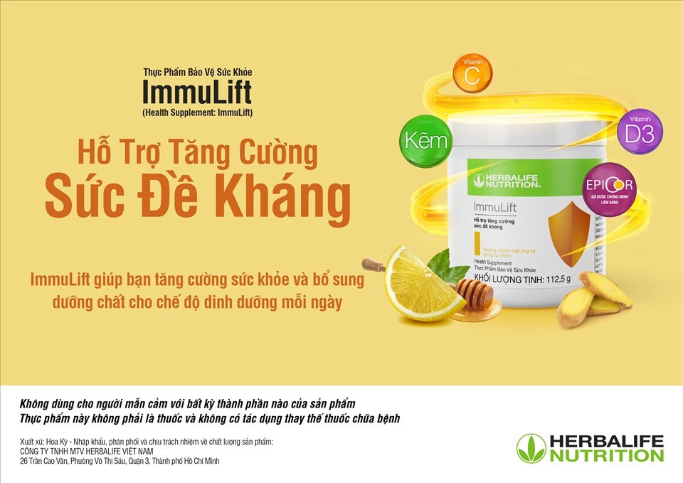 ImmuLift hỗ trợ tăng cường sức đề kháng ImmuLift hỗ trợ tăng cường sức đề kháng