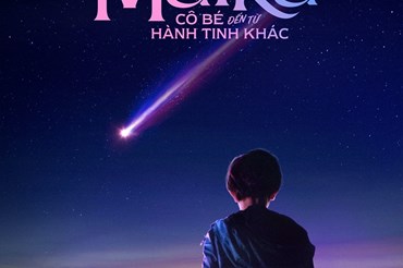 Teaser poster đầu tiên của bộ phim Maika - Cô bé đến từ hành tinh khác. Ảnh: BHD.