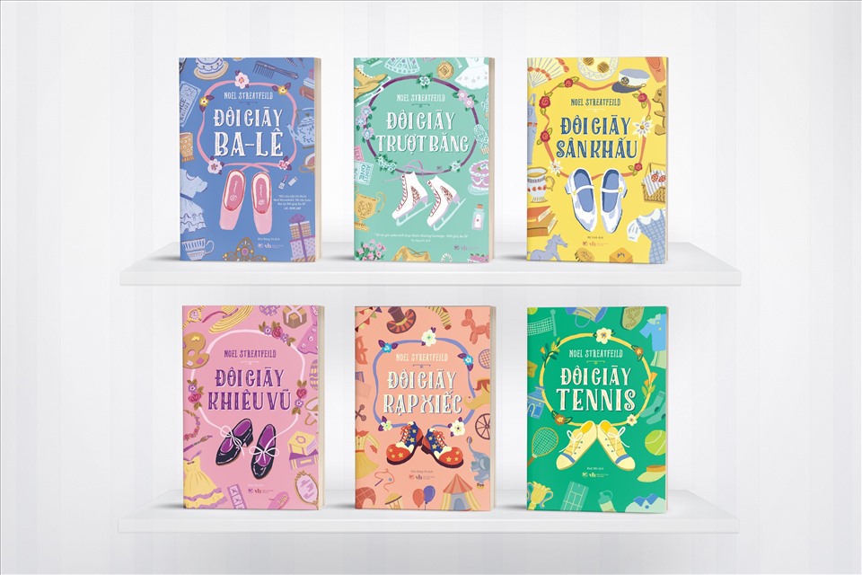Bộ sách “Shoe Books” của tác giả Noel Streatfeild chính thức ra mắt độc giả Việt Nam. Ảnh: Tân Việt