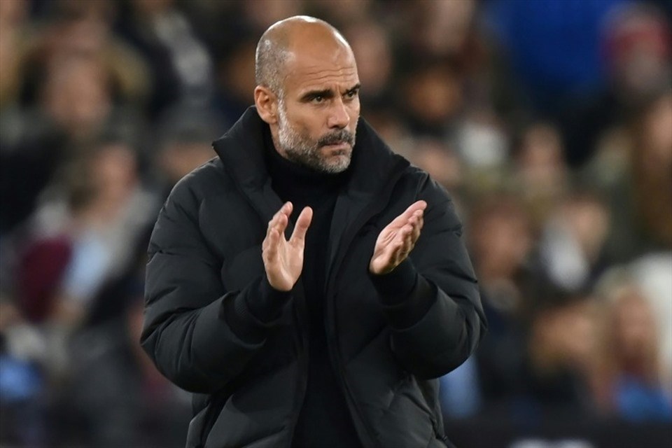 HLV Pep Guardiola. Ảnh: AFP. HLV Pep Guardiola. Ảnh: AFP.