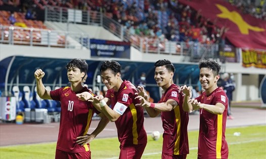 Chiến thắng trước tuyển Malaysia mới giúp tuyển Việt Nam chiếm ưu thế vào bán kết AFF Cup 2020, còn chặng đường vô địch còn rất dài. Ảnh: VFF