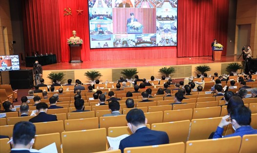 Hội nghị Ngoại vụ toàn quốc lần thứ 20 diễn ra ngày 13.12. Ảnh: Đình Hải