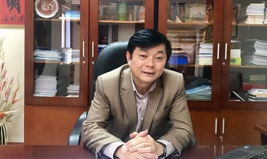 PGS.TS Phạm Minh Sơn - Giám đốc Học viện Báo chí và Tuyên truyền. Ảnh AJC
