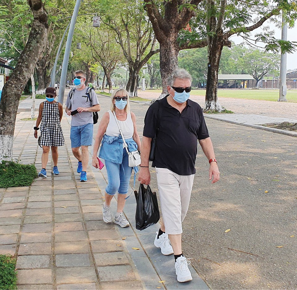 Huế sẽ đón khách du lịch quốc tế trở lại vào cuối tháng 12.2021. Ảnh: Từ Ân
