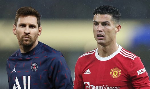 Giới mộ điệu không (hoặc chưa) được chứng kiến cuộc đối đầu giữa Lionel Messi và Cristiano Ronaldo tại Champions League mùa giải 2021-22. Ảnh: Daily Mail