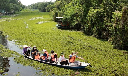 Du lịch sông nước, sinh thái ở Long An có nhiều tiềm năng nhưng chưa được khai thác hiệu quả. Ảnh: An Long
