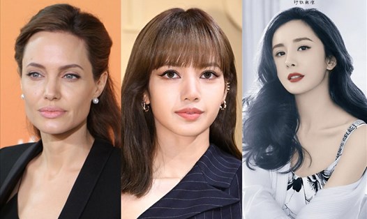 Dương Mịch, Lisa, Angelina Jolie góp mặt trong top những phụ nữ được ngưỡng mộ nhất năm 2021. Ảnh: Xinhua.
