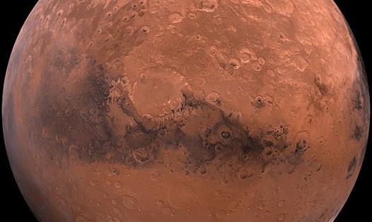 Nước trên sao Hỏa có thể đang bị mắc kẹt bên trong các khoáng vật sét nằm dưới bề mặt sao Hỏa. Ảnh: SWNS