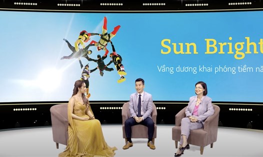 Đại diện Sun Life Việt Nam chia sẻ tại sự kiện “Sun Bright” – Vầng dương khai phóng tiềm năng.