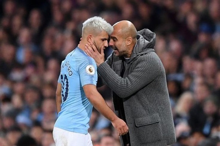 Guardiola đánh giá Aguero ngang tầm Messi, Maradona Guardiola đánh giá Aguero ngang tầm Messi, Maradona