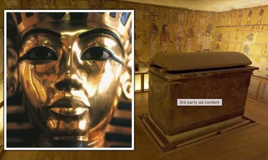 Pharaoh Ai Cập Tutankhamun "bị đày" đến một ngôi mộ nghèo nàn. Ảnh chụp màn hình National Geographic